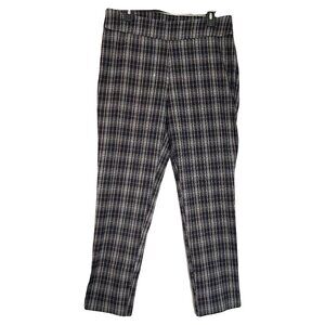 COUNTERPARTS Plaid Pull On Pants